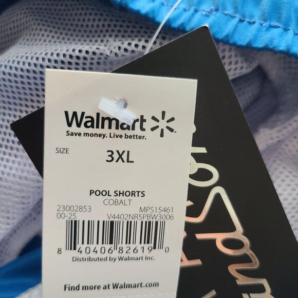 Maui & Sons Men's Texas Chill Vibes Pool Shorts Cobalt Size 3XL - Picture 11 of 13